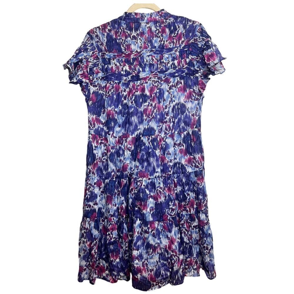 Isabel Marant Etoile Lanikaye Tiered Cotton Mini Dress Sz. 34 (US XS) - Picture 6 of 6